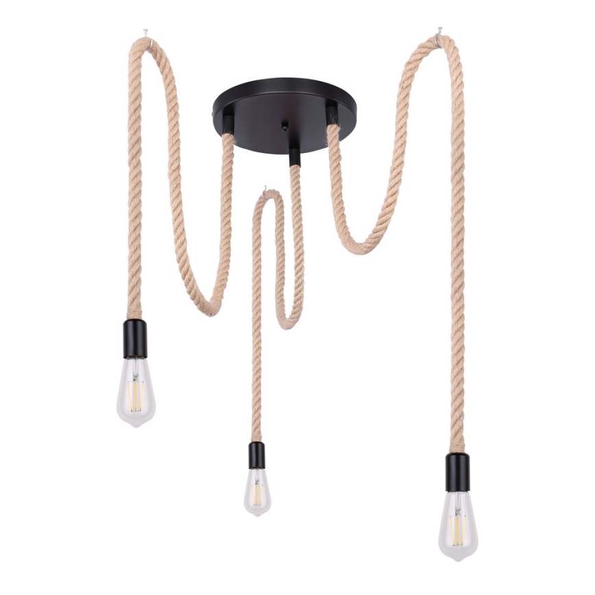 Globo - Chandelier on a string 3xE27/60W/230V spider