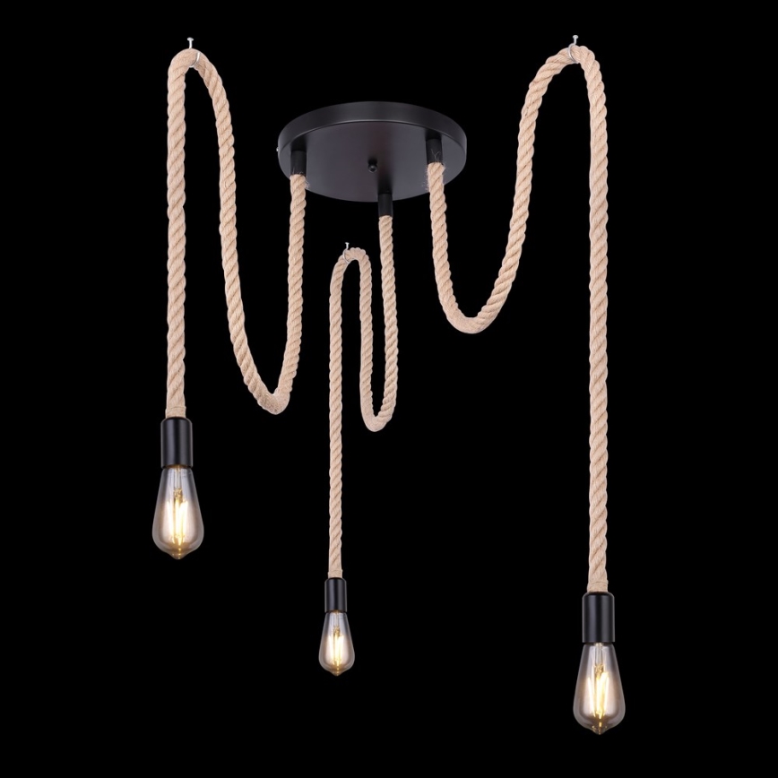 Globo - Chandelier on a string 3xE27/60W/230V spider