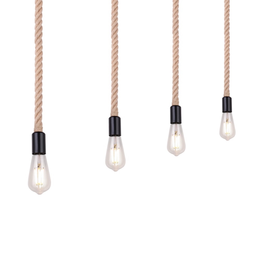 Globo - Chandelier on a string 4xE27/60W/230V