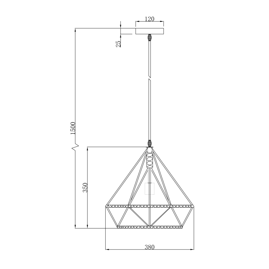 Globo 69029 - Chandelier on a string ULLEU 1xE27/60W/230V