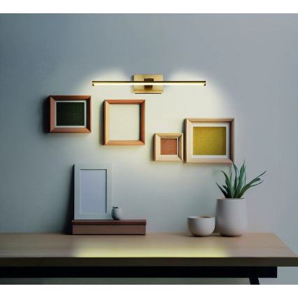 Globo - Rechargeable LED Picture Light LED/3.5W/5V 40 cm 3600 mAh Brass