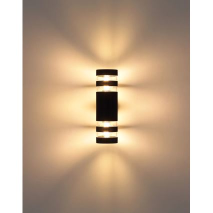 Globo - Wall light 2xE27/10W/230V black