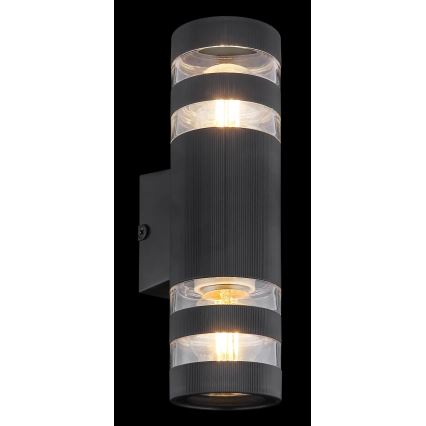 Globo - Wall light 2xE27/10W/230V black