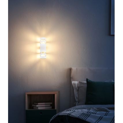 Globo - Wall Light 2x E27/10W/230V White