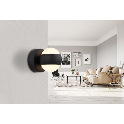 Globo - LED Dimmable rechargeable touch wall light LED/1,4W/5V 1800 mAh black