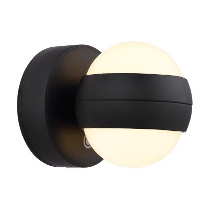 Globo - LED Dimmable rechargeable touch wall light LED/1,4W/5V 1800 mAh black
