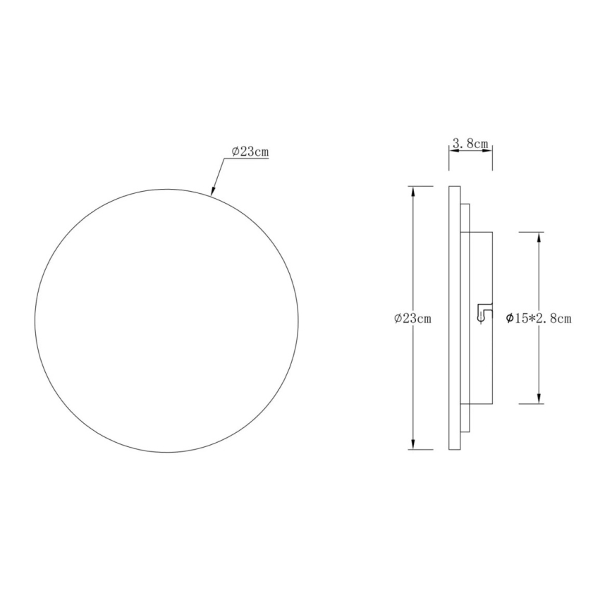 Globo - LED Wall Light LED/12W/230V 3000K
