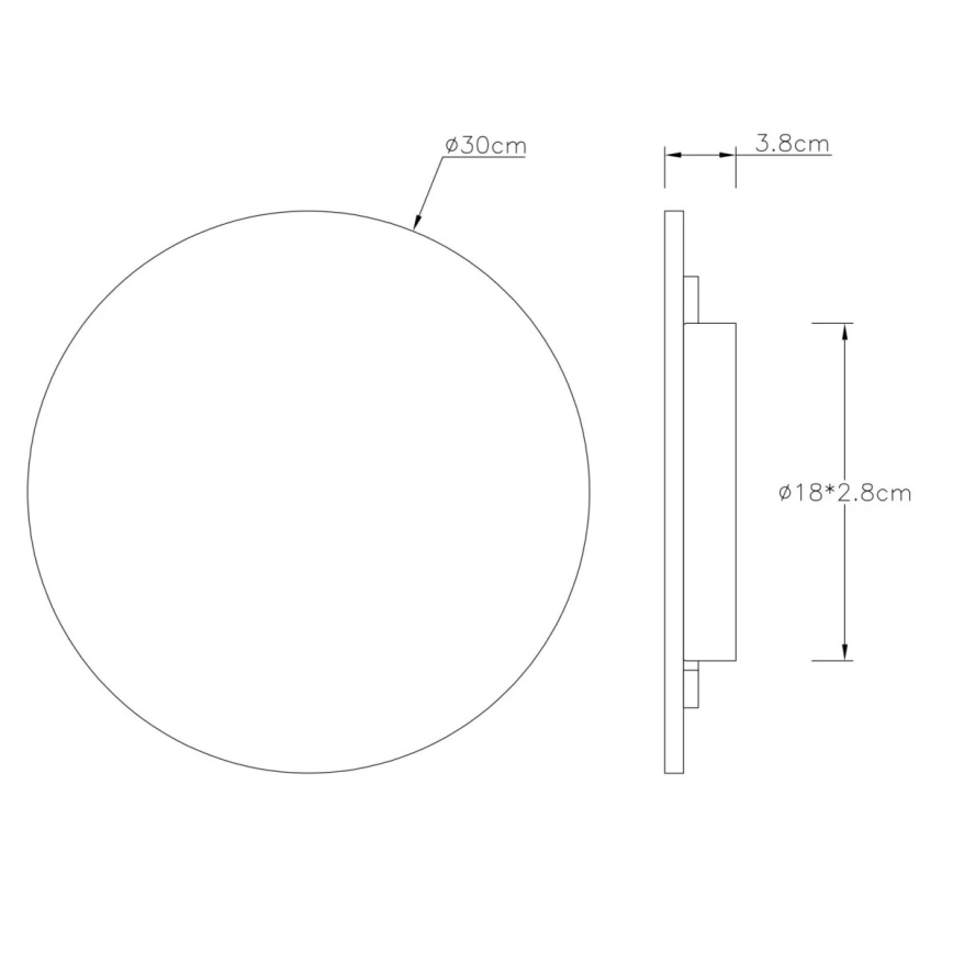 Globo - LED Wall Light LED/14W/230V 3000K