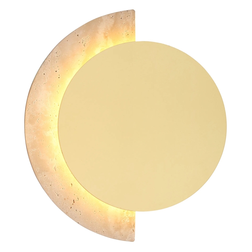 Globo - LED Wall Light LED/8W/230V 3000K Ø 20 cm travertine