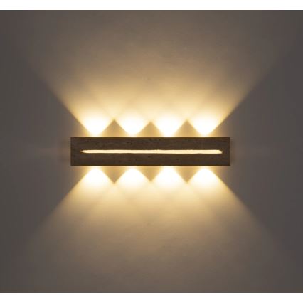 Globo - LED Wall Light LED/21W/230V 3000K 60 cm Travertine