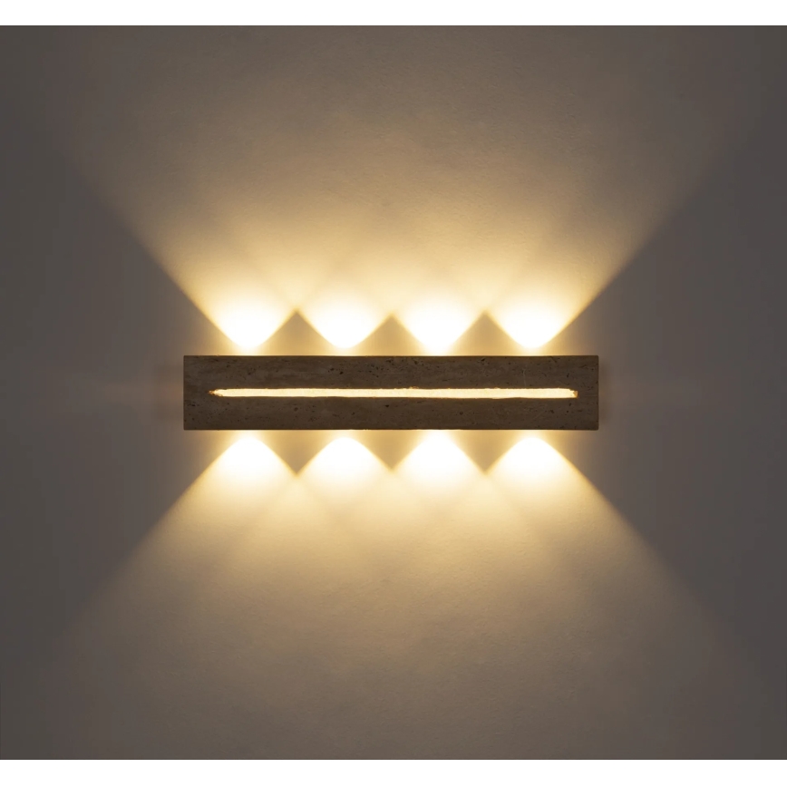 Globo - LED Wall Light LED/21W/230V 3000K 60 cm Travertine