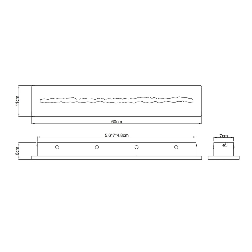 Globo - LED Wall Light LED/21W/230V 3000K