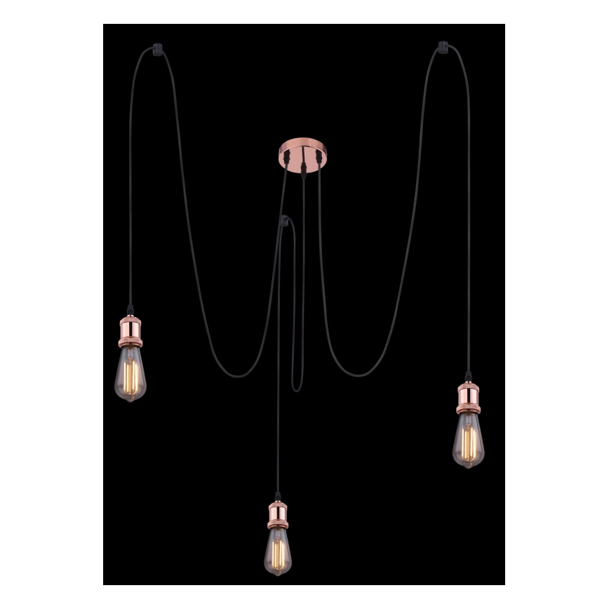 Globo A32-3 - Chandelier on a string OLIVER 3xE27/40W/230V spider
