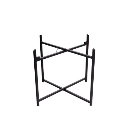 Globo - Coffee table with clock Ø 71.5 cm, black