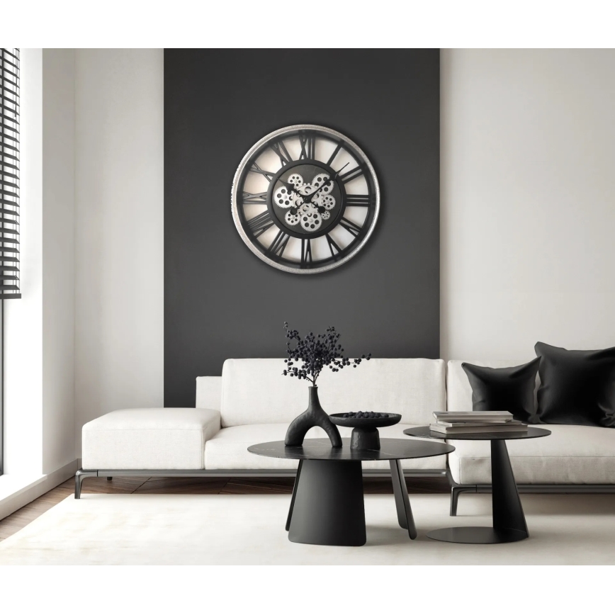 Globo - Wall clock Ø 50.8 cm, 3x AA batteries