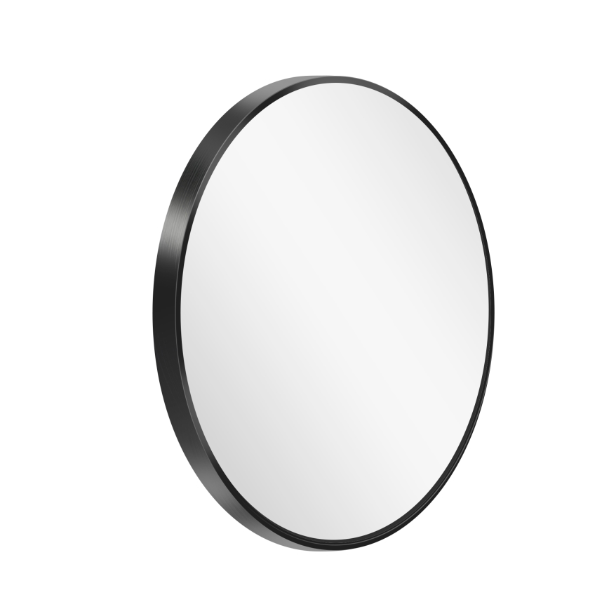 Globo - Wall Mirror, 60 cm Diameter, Black