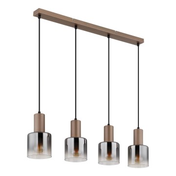 Globo - Cable-hung chandelier 4xE27/40W/230V