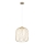 Globo - Cable-hung pendant lamp 1xE27/40W/230V Ø 35 cm beige/white