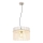 Globo - Cable-hung Pendant Light 1x E27/60W/230V, Ø 40 cm, Cream
