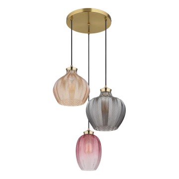 Globo - Cable-hung pendant light, 3 x E27/60W/230V, Ø 45 cm