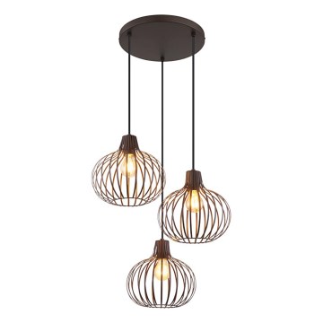 Globo - Cable-hung pendant light 3xE27/40W/230V