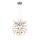 Globo - Cable-hung pendant light 4xE14/40W/230V silver