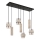 Globo - Cable-hung pendant light 4xE27/40W/230V + 3xGU10/10W
