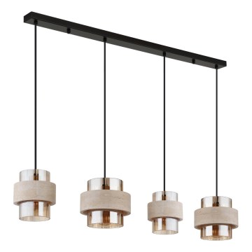 Globo - Cable-hung pendant light 4xE27/40W/230V