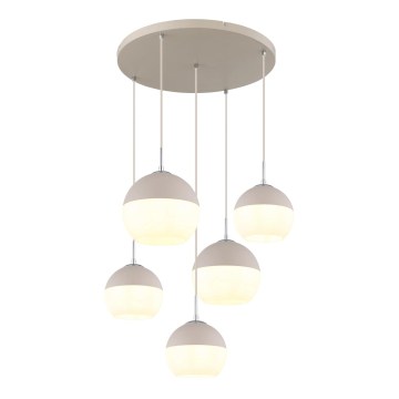 Globo - Cable Pendant Chandelier 5xE27/60W/230V