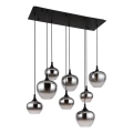 Globo - Cable Pendant Chandelier 8xE27/40W/230V, Black