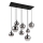 Globo - Cable Pendant Chandelier 8xE27/40W/230V, Black
