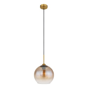 Globo - Cable Pendant Light 1x E27/60W/230V Brass
