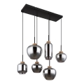 Globo - Cable Pendant Light 6xE27/40W/230V, Black