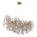 Globo - Cable-suspended chandelier 10xE14/40W/230V, gold