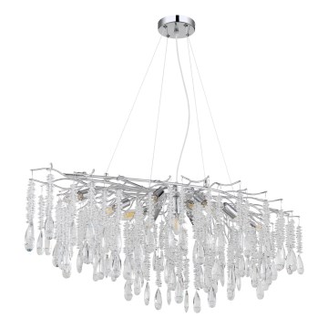 Globo - Cable-suspended chandelier 12xE14/40W/230V