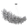 Globo - Cable-Suspended Chandelier 16xE14/40W/230V Silver