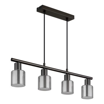 Globo - Cable-Suspended Chandelier 4xE14/25W/230V