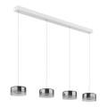 Globo - Cable-Suspended LED Pendant LED/24W/230V White/Smoked