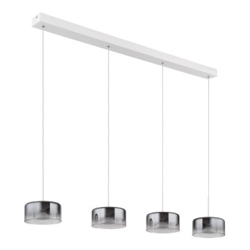 Globo - Cable-Suspended LED Pendant LED/24W/230V White/Smoked
