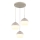 Globo - Cable-suspended pendant 3xE27/60W/230V