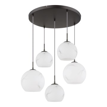 Globo - Cable-suspended pendant, 5x E27/60W/230V, Ø 75 cm