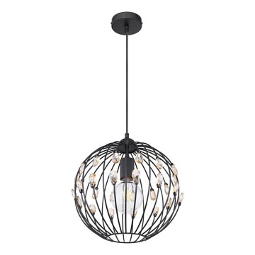 Globo - Cable-suspended pendant light 1xE27/60W/230V, Ø 30 cm