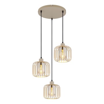 Globo - Cable-suspended pendant light 3xE27/40W/230V