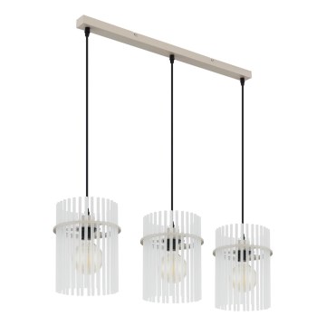 Globo - Cable-suspended pendant light 3xE27/60W/230V