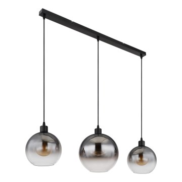 Globo - Cable-suspended pendant light 3xE27/60W/230V