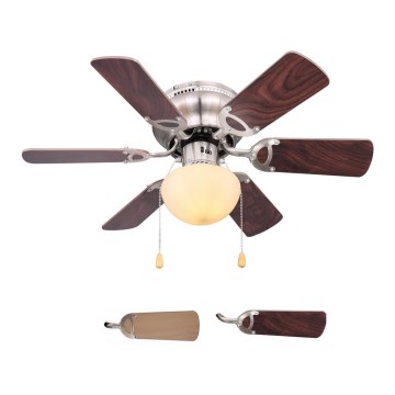 Globo - Ceiling fan 1xE27/60W/230V