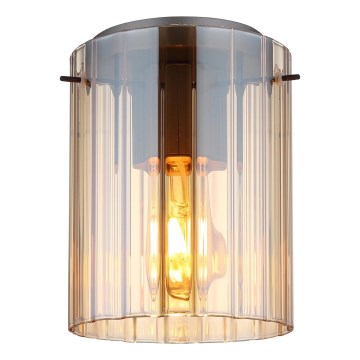 Globo - Ceiling light 1xE27/40W/230V d. 18 cm brown