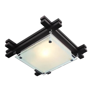 Globo - Ceiling light 1xE27/60W/230V pine