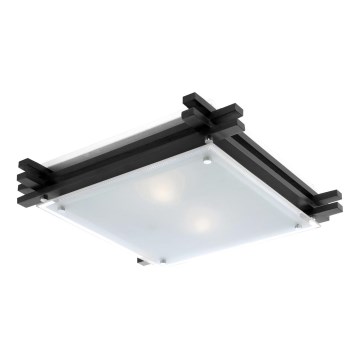 Globo - Ceiling light 2xE27/60W/230V pine