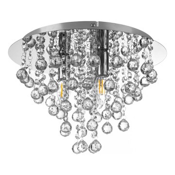 Globo - Ceiling light 3xE14/40W/230V d. 38 cm shiny chrome